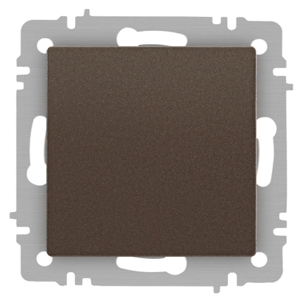 Выключатель Intro Accent 6-101-08 , 10А-250В, IP20, СУ, AL/CU, бронза