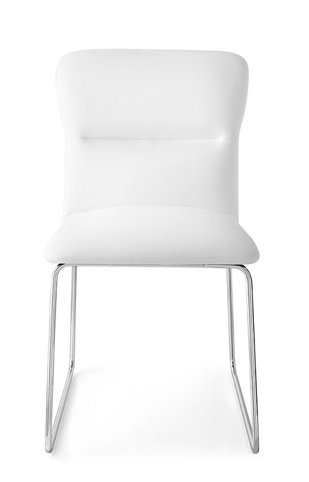 Стул М-City DISAUR Frida Cb, 1806-Sk Mt.P77 Chromed, Skuba S92 Optic White