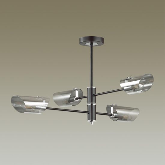 4402/4C MODERNI LN19 000 хром, черный Люстра потолочная E14 4*40W 220V NOLAN