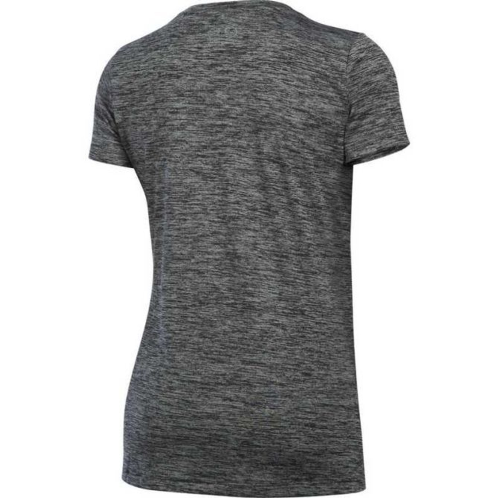 Женская теннисная футболка Under Armour Women's UA Tech Twist T-Shirt - Gray