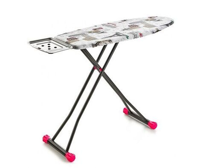 Доска гладильная напольная с розеткой для парогенератора и утюга Товары для глажки Dogrular Perilla Лиана складная широкая 120 * 44 см АРТ 213710