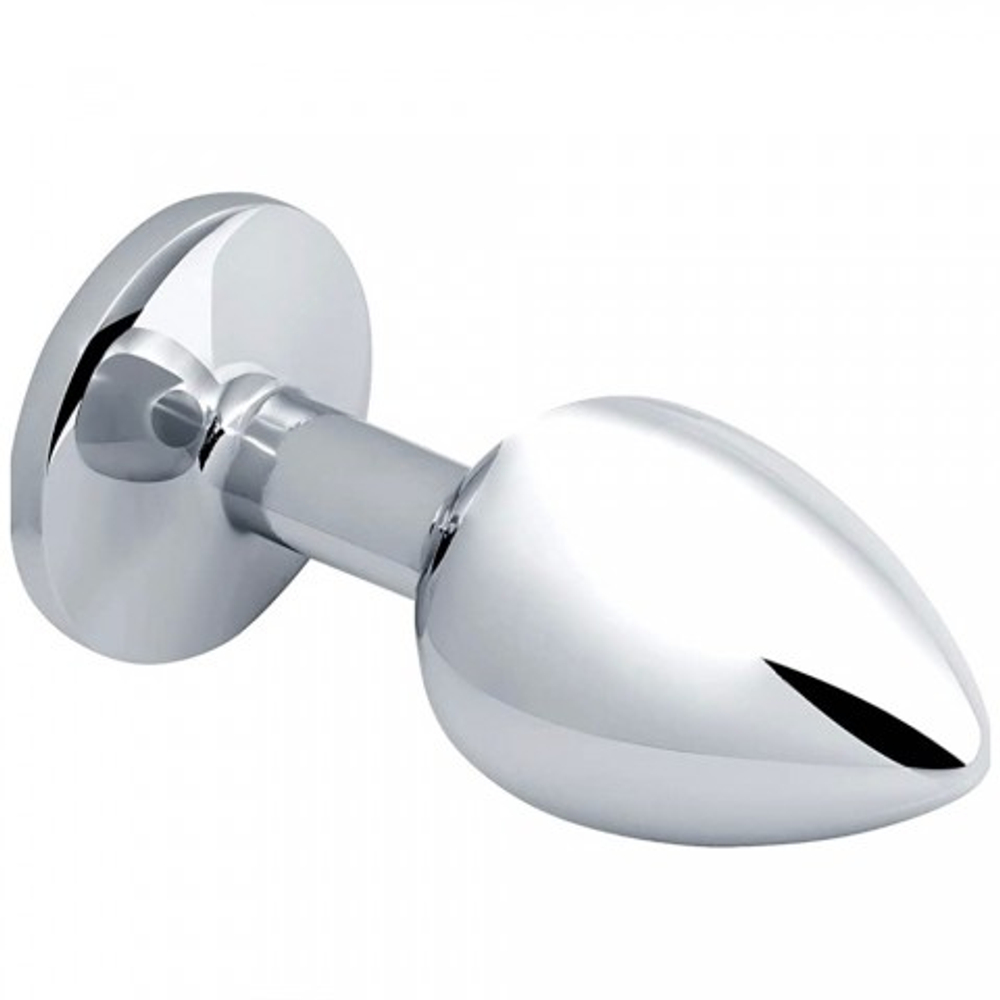 Анальная пробка маленькая Alive Anal Pleasure металл M: 8×3,4 см