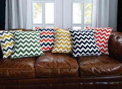 Подушка декоративная 40x40 Casual Avenue Wave синяя Турция фото