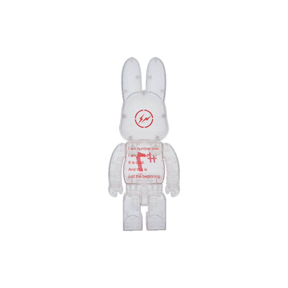 Дизайнерские игрушки BE@RBRICK Fragment Clear, clear