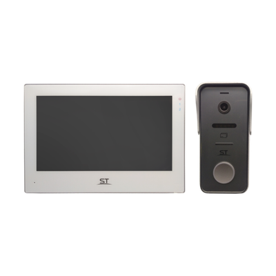 Домофон ST-MР400/7 серия «Венера» СЕРЫЙ (TS/SD/WF/IPC/1080P/2IP/110°/IC) КОМПЛЕКТ