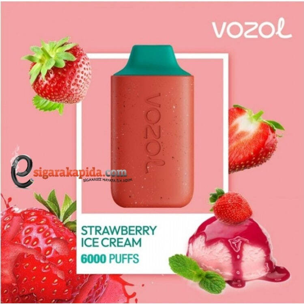 VOZOL STAR 6000 - Strawberry Ice Cream (5% nic)