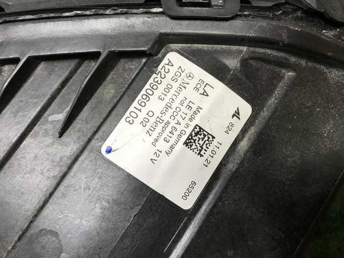 Фара левая Mercedes S W223 (20-нв) Digital Light