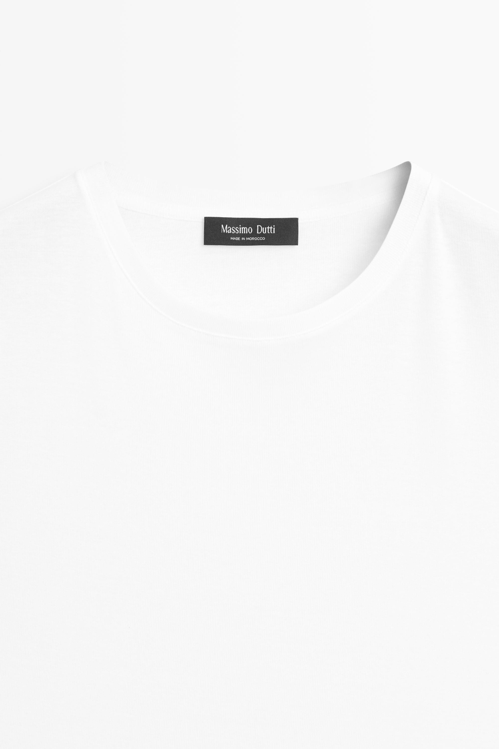 Massimo Dutti Топ без рукавов из 100% хлопка, белый
