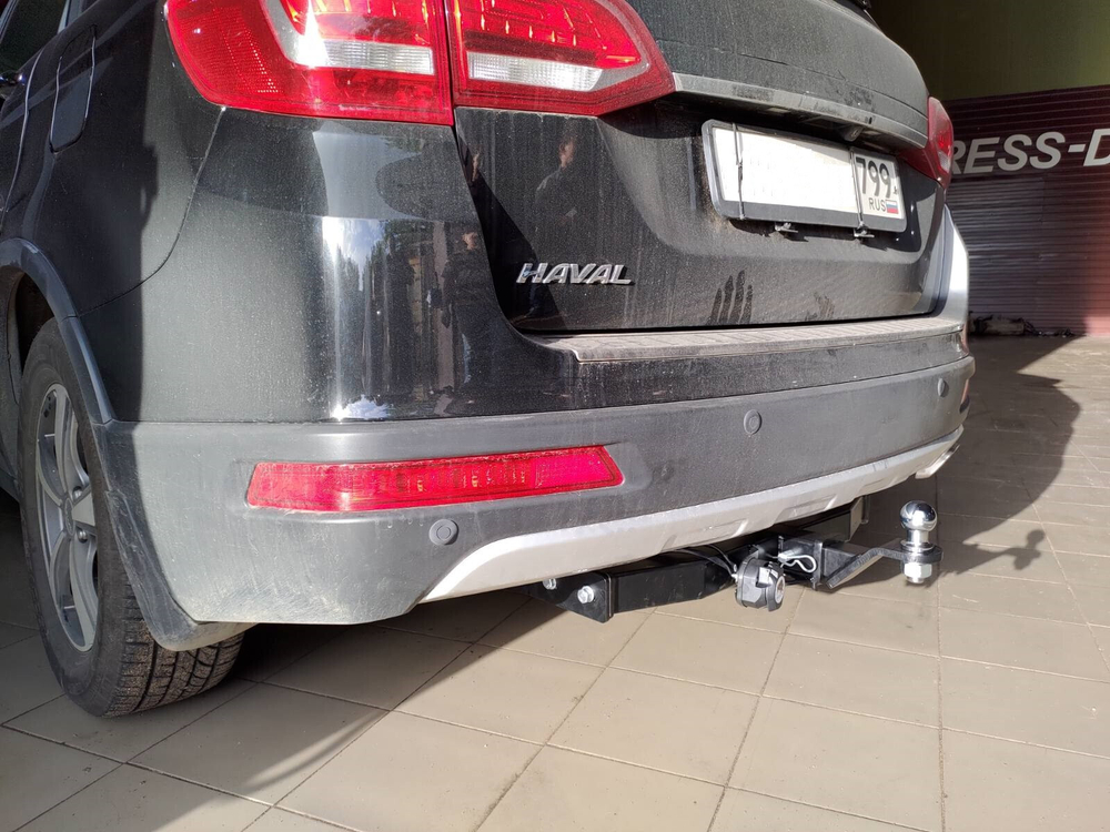 Фаркоп с элект. Smart, на Haval H6 FA 0240-E (c 2015 г.в.), M6(с 2023 г.в.) (паспорт и сертификат в комплекте) Бизон