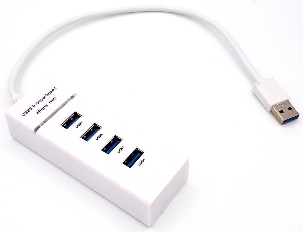 USB-Концентратор 4 USB-3.0 порта NN-HB007 белый