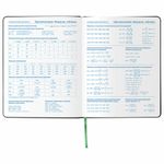 Дневник 1-11 класс 48 л., обложка кожзам (твердая), флуоресцентный, BRAUBERG, "КОРГИ", 105982