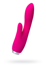 Вибратор с клиторальным стимулятором Erotist "Era" (Цвет: розовый)