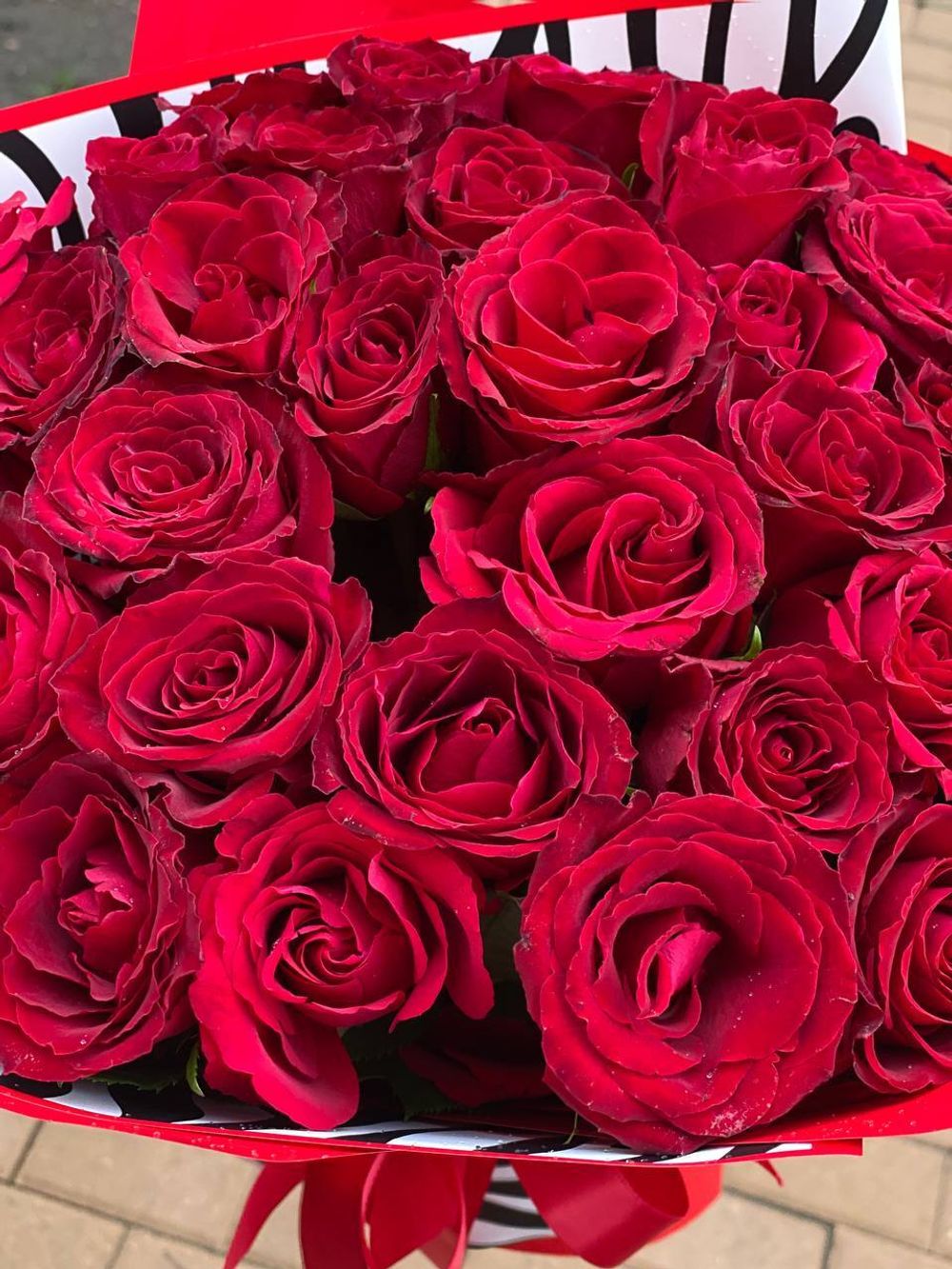 Монобукет из роз 50 см Kenya