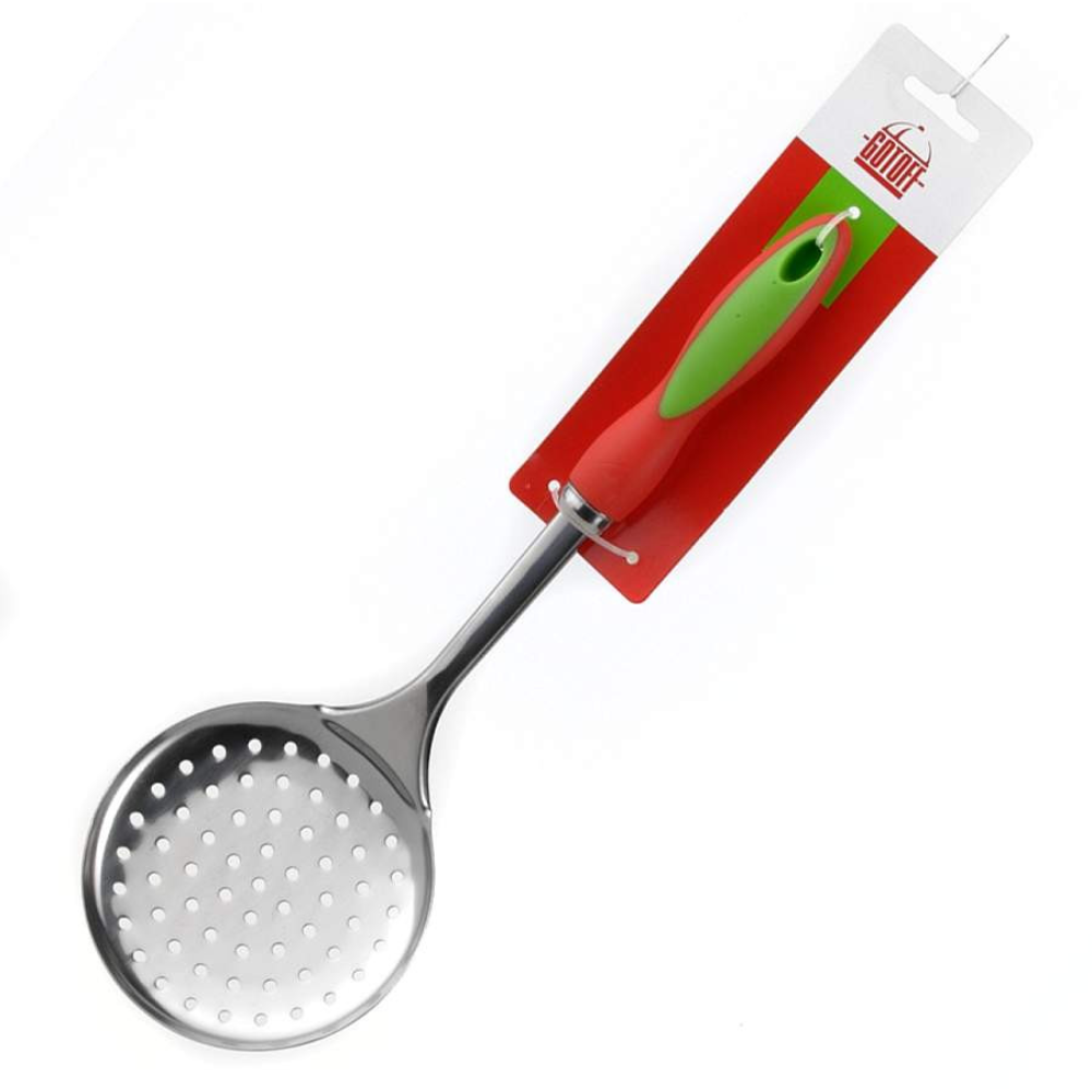 Шумовка с силиконовой ручкой