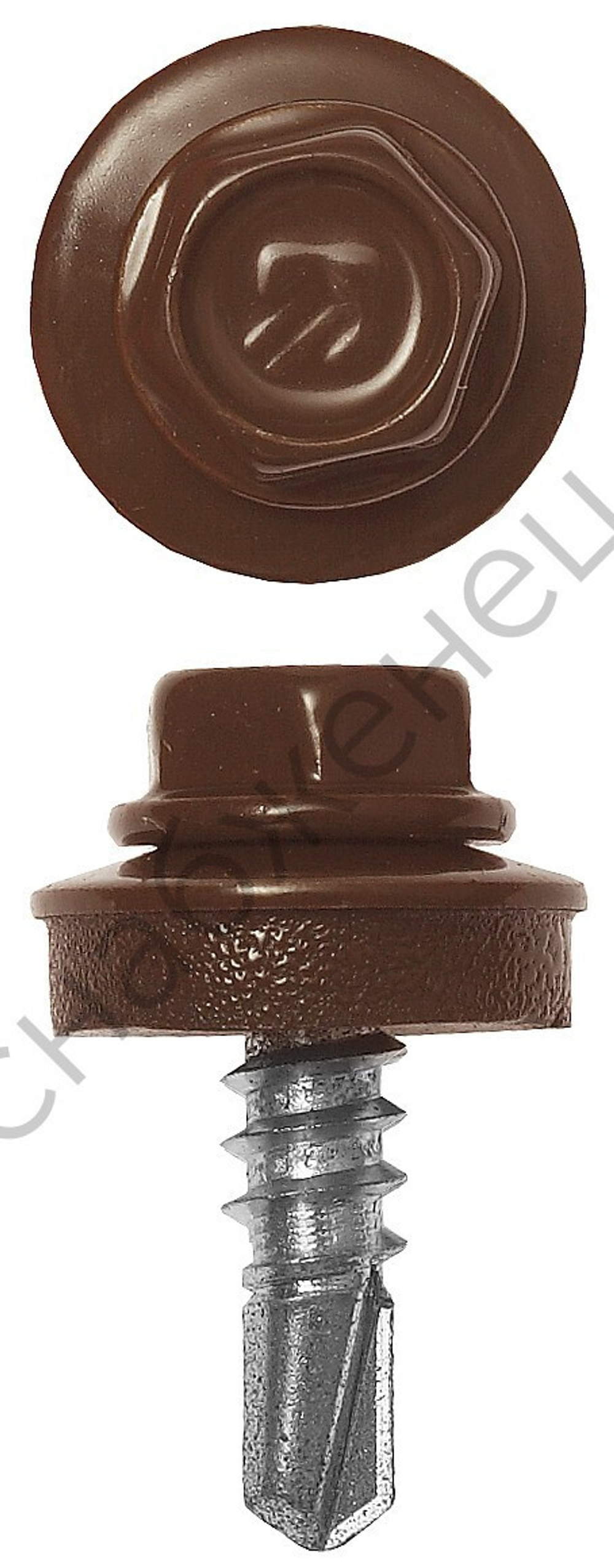 ЗУБР СКМ 8017 25 х 5.5 мм, шок.-коричн., кровельный саморез, 1800 шт (4-300310-55-025-8017)