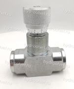 STB-G1-11-1 - Дроссель трубного монтажа c рукояткой, G1", без обратного клапана