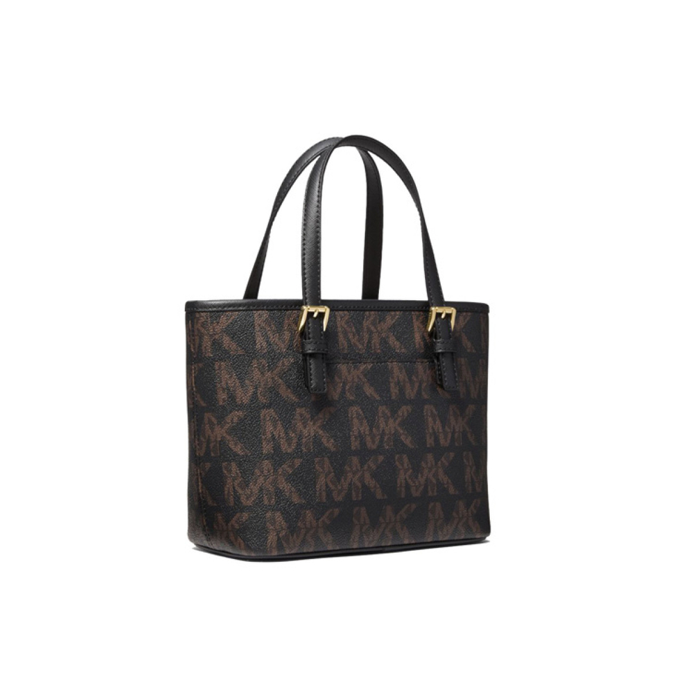 Сумка MICHAEL KORS MK Jet Set Travel Logo Tote, 35H0GTVT0B-BLACK-MULTI