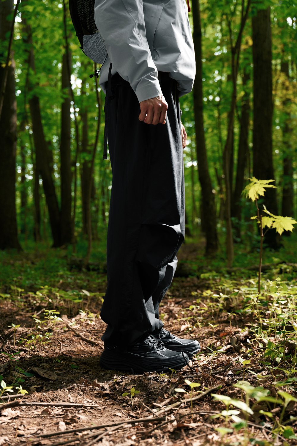 Брюки Nothomme Blue Casual Parachute Pants “Black”
