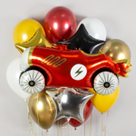 Шар (36''/91 см) Фигура, Гоночный спорткар, Красный