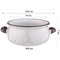 САЛАТНИК КОЛЛЕКЦИЯ "RIVIERA" ОБЪЕМ=800 МЛ 14*18,5*7 СМ