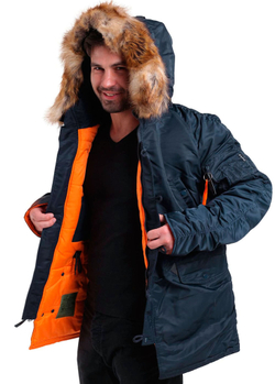 Куртка Аляска  N-3B  Husky Nord Storm 2019 (синий - r.blue/orange)