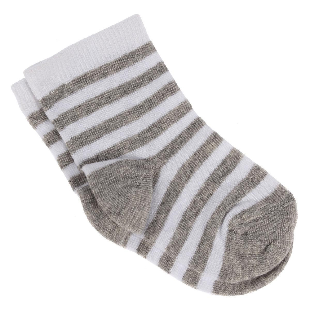 Носки р.12 бело-серый D129 (Батик), 1 шт.