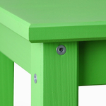 Табурет деревянный Одвар 33х33 см из массива сосны, салатовый