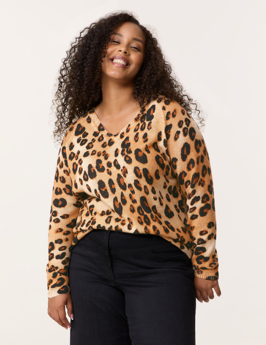 Пуловер с шерстью