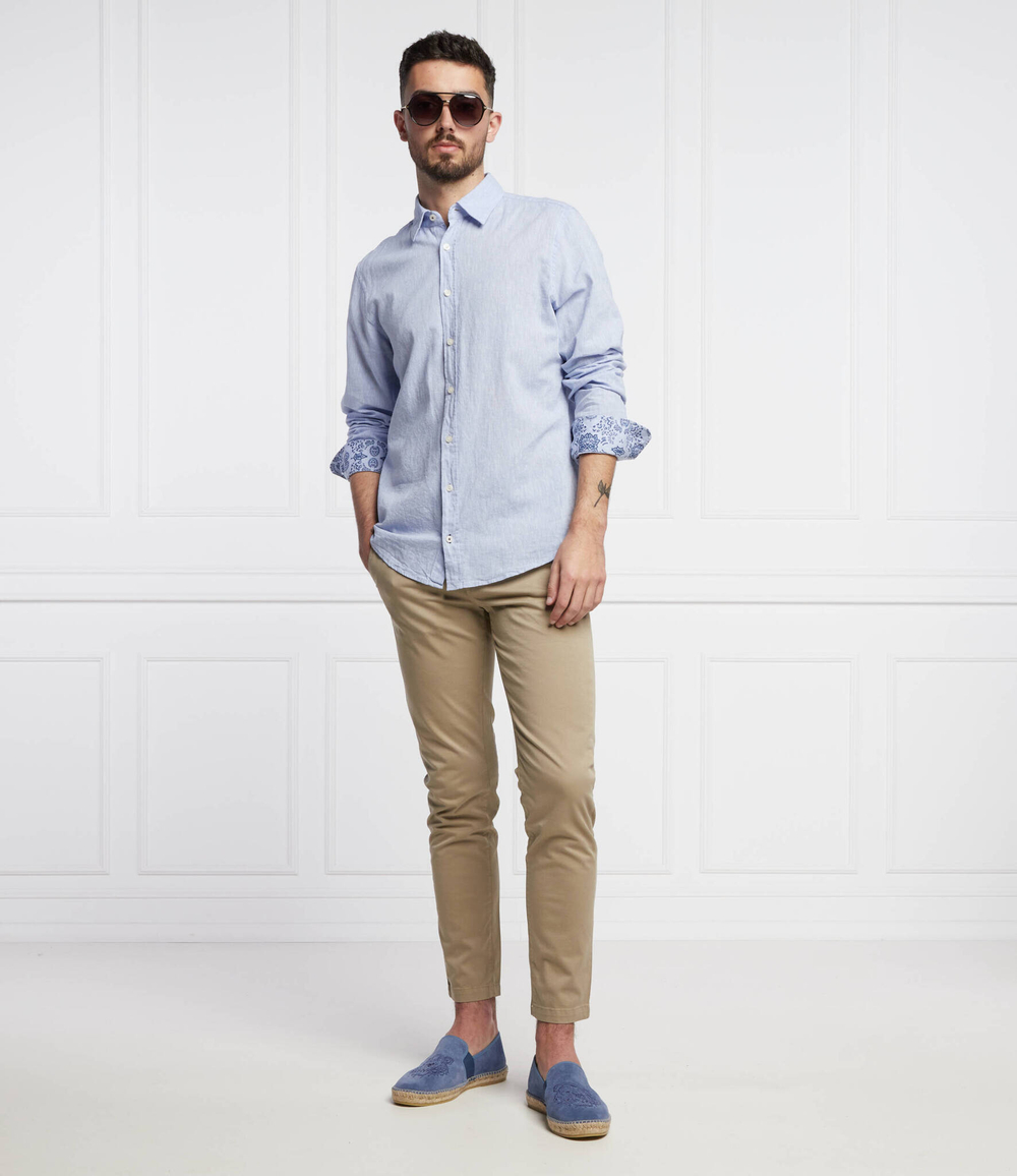 чиносы schino-taber BOSS ORANGE - бежевый(50470797)