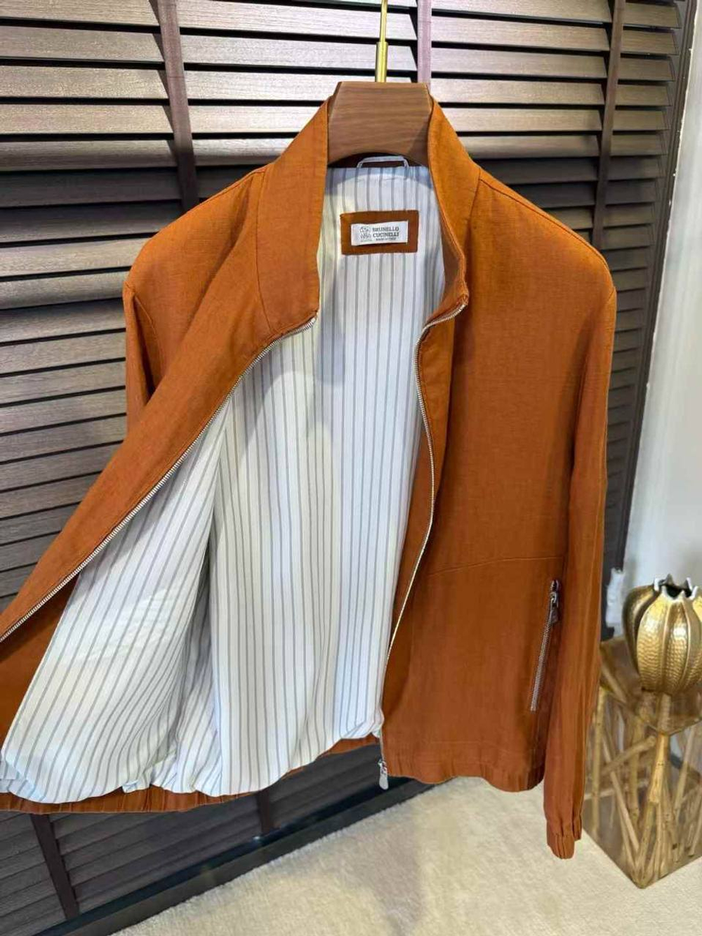 Льняная куртка Brunello Cucinelli