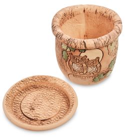 ZLC-161-S Горшок цветочный «Совы» D-12