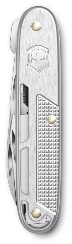 Нож Victorinox Synergy Alox, 93 мм, 9 функций, серебристый, картонная коробка