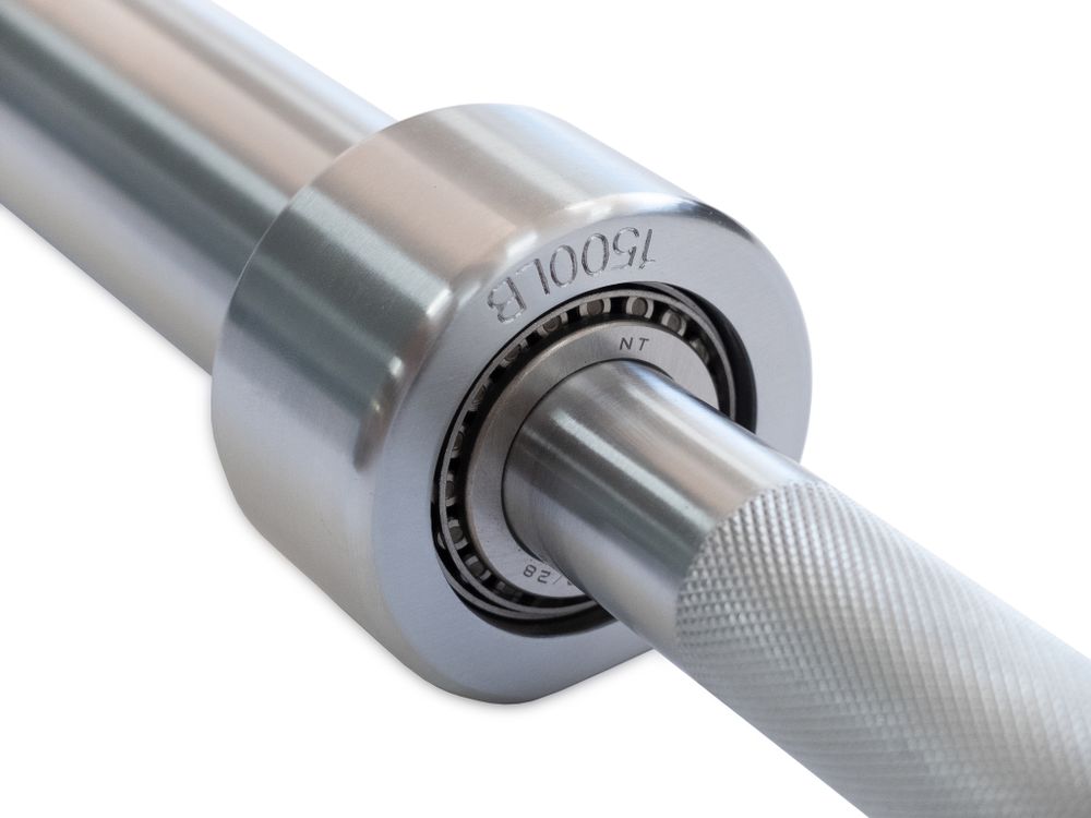 Гриф олимпийский прямой 86&quot;, до 679 кг, с упорным подшипником REBEL