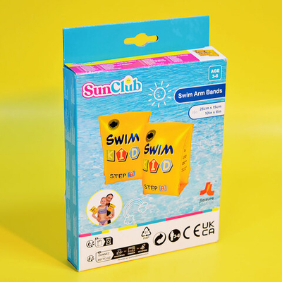 Нарукавники для плавания 25*15см (3-6 лет), Sunclub 46091