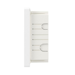 Щиток встраиваемый Фрейм (FRAME) 18мод с тонированной дверцей с 2 шинами PEN на 8 и 10 отверст. бел. DKC F18B1WD