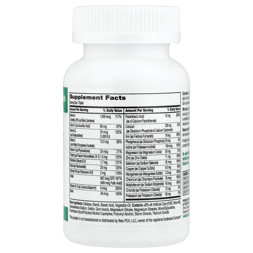 21st Century, Sentry, мультивитаминная и мультиминеральная добавка для взрослых, 130 таблеток