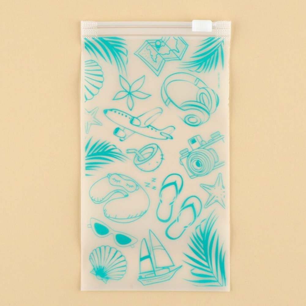 Пакет для путешествий «Отдых», 14 мкм, 9 х 16 см