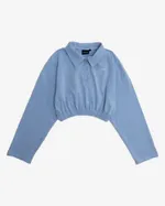 Купить Поло Dissident Crop OG Logo in Garment Dyed Sky Blue Поло Dissident Crop OG Logo in Garment Dyed Sky Blue