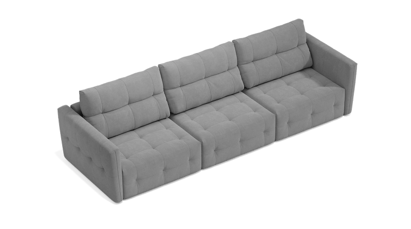 Прямой диван-кровать Линькольн трехмодульный