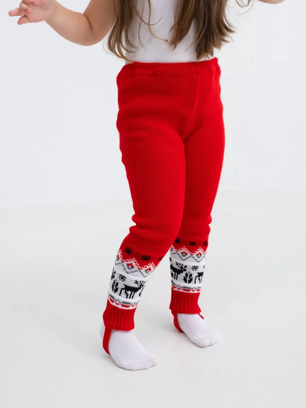 Рейтузы вязаные с орнаментом