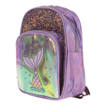 Рюкзак детский, ПВХ, алмазная крошка, 23*18см, 1отделение, 1карман, 3цв микс