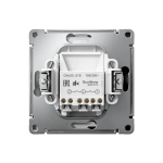 ARTGALLERY 2-клавишный ВЫКЛЮЧАТЕЛЬ, 10АХ, механизм, быстрозажим. клем., ЛОТОС