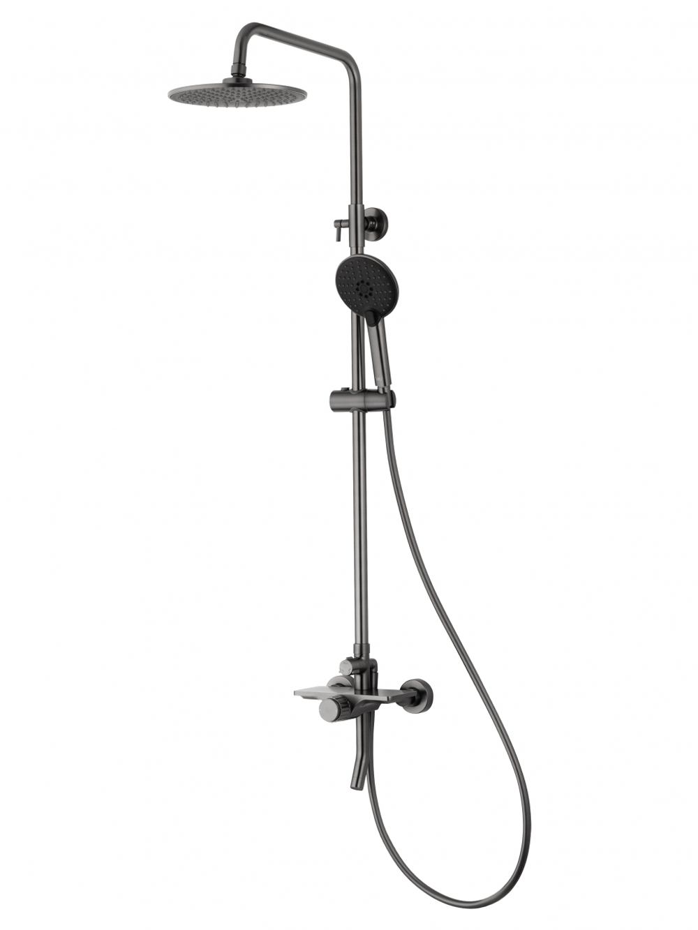 Душевая система WONZON & WOGHAND CLICK, Темный графит (WW-N3S962-BGG)