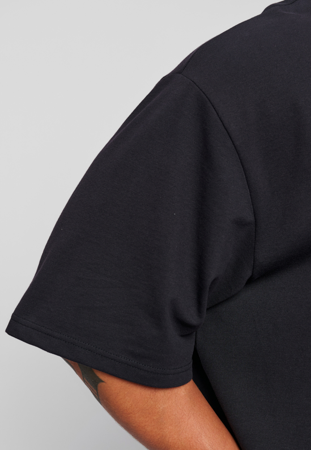 Футболка-поло "Медведь" Черная