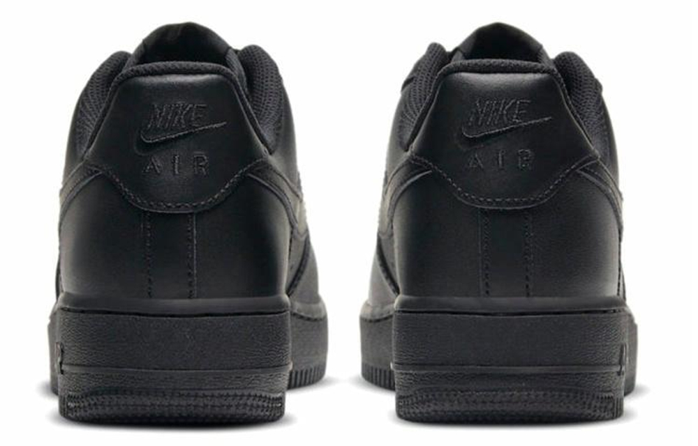 Кроссовки Nike Air Force 1 Low Triple Black (Женская размерная сетка)