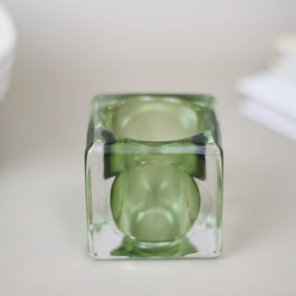 Подсвечник «ICE» 5*5 см, Изумруд