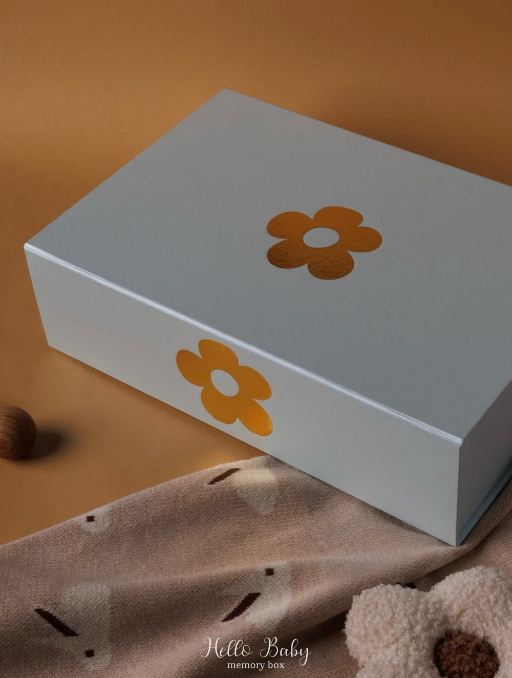 MemoryBox голубой "Игрушка Зайка"