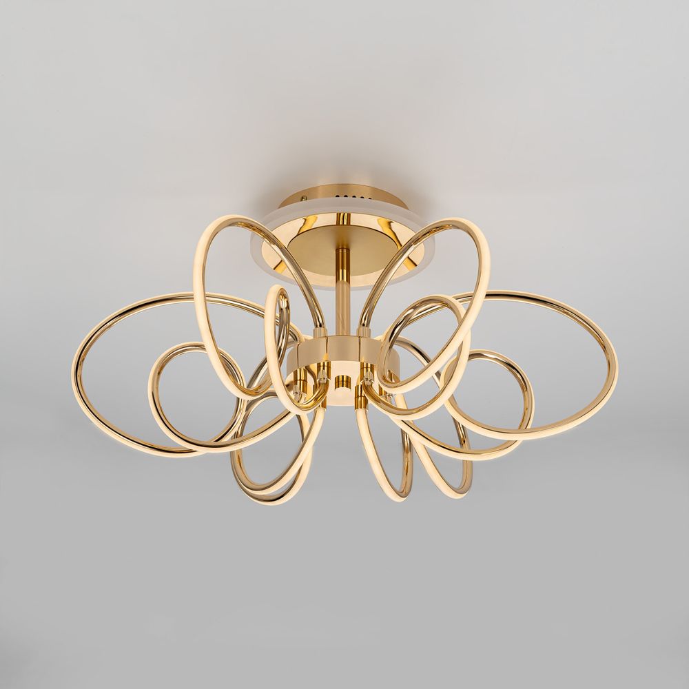 Citilux SALMA SMART CL224A162 RGB LED Умная люстра Золото