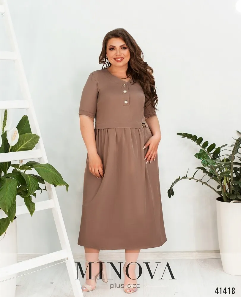 Платье 140-1-мокко Minova