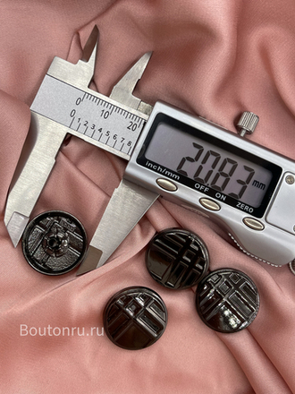 Шляпка под установочные кнопки черная